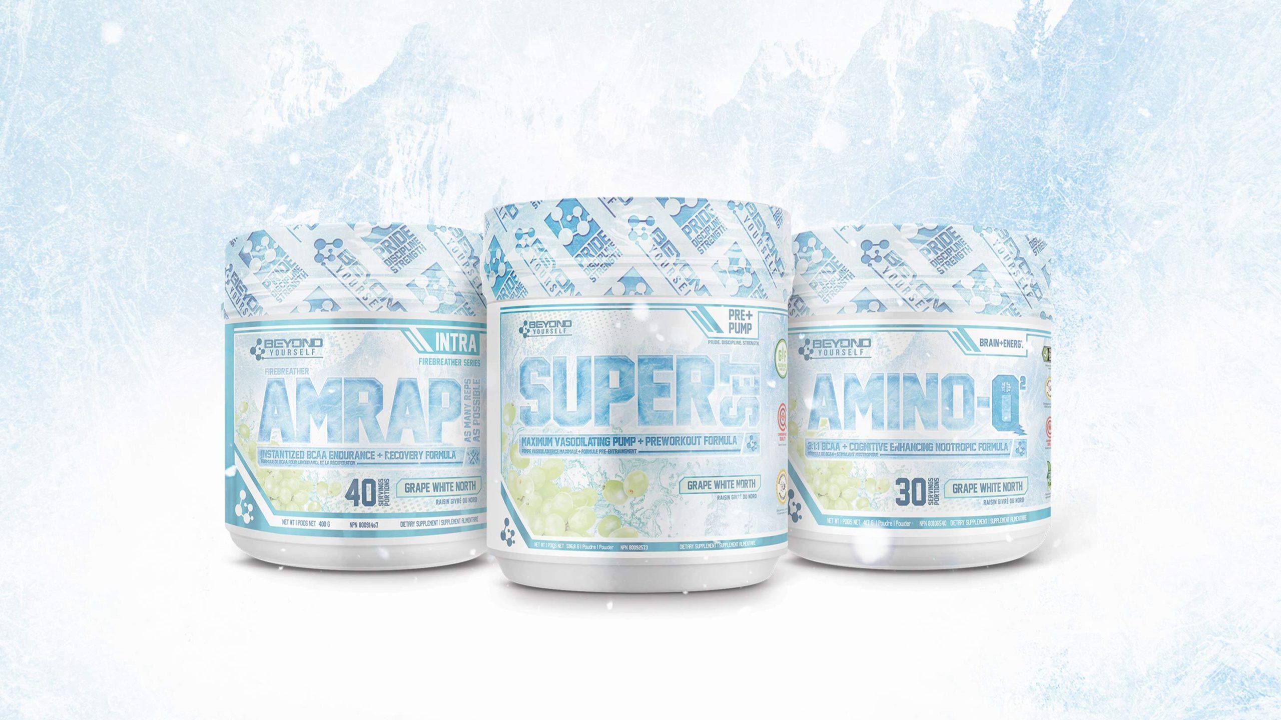 Beyond Yourself supplement labels – Super Set group