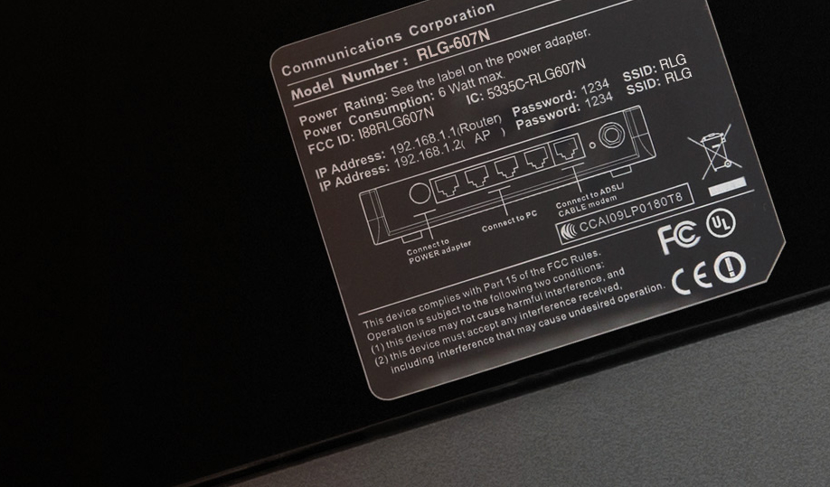 UL certified labels