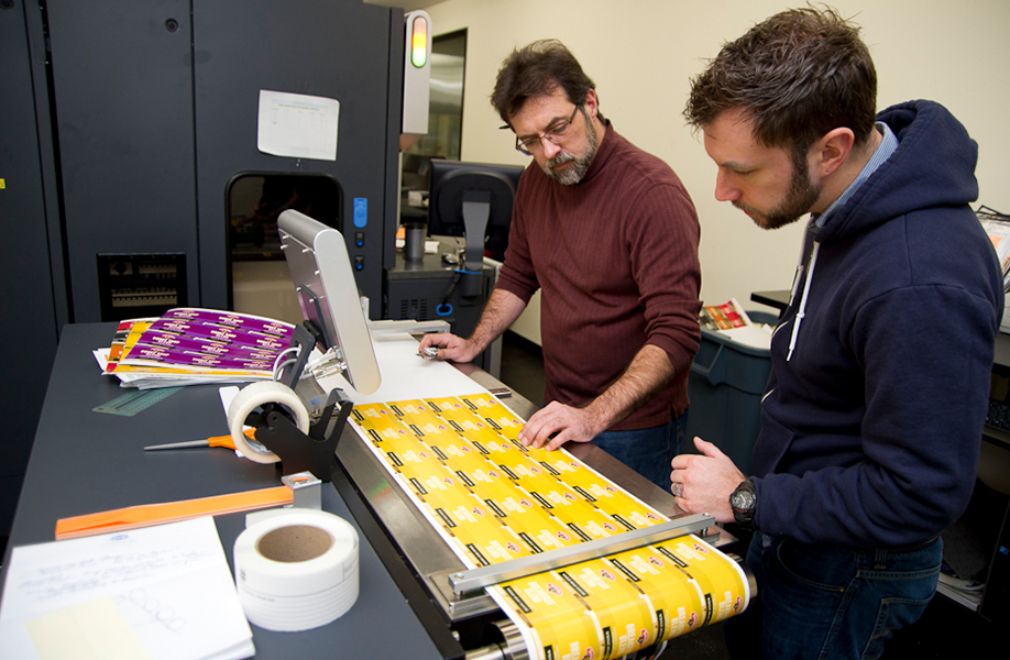 Label testing