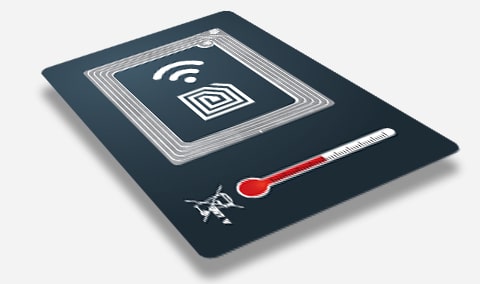 NFC temperature tracking tag