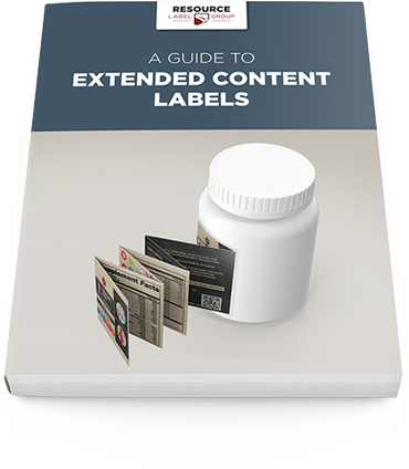 Extended content (ECL) label guide cover