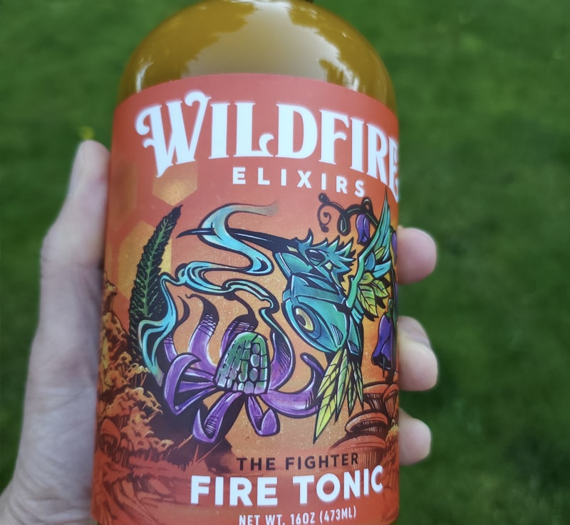 Wildfire tonic labels