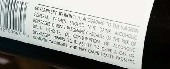 A government health warning f