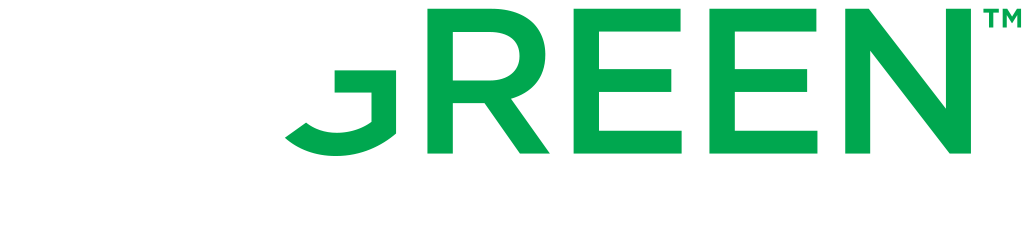 RLGreen logo in green and white