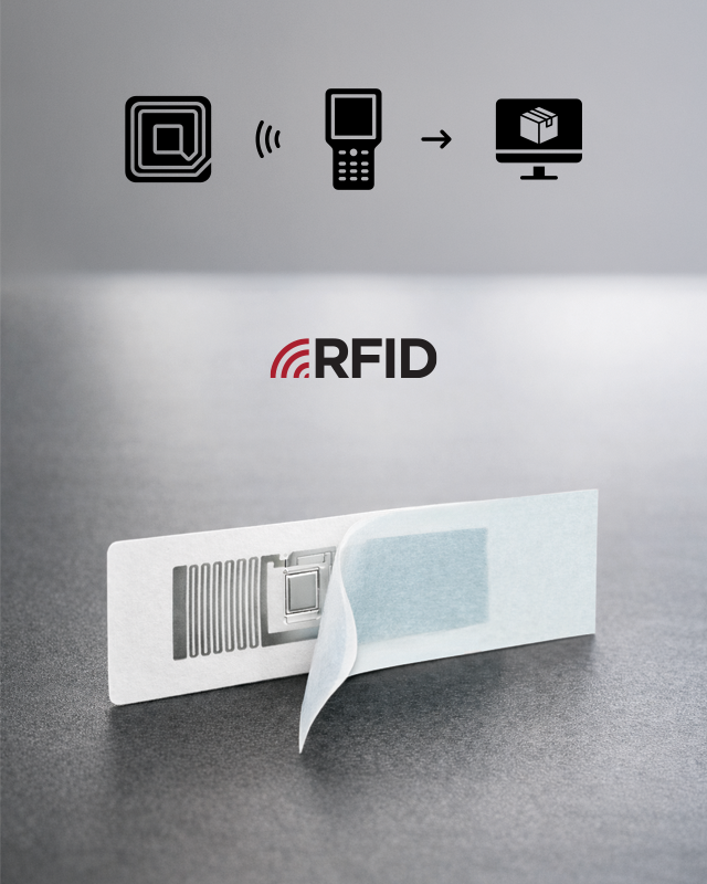 RFID label on packaging placeholder image