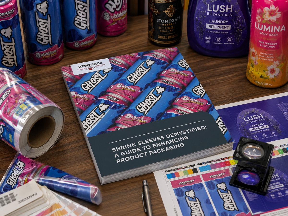 Shrink sleeve guide and product examples placeholder