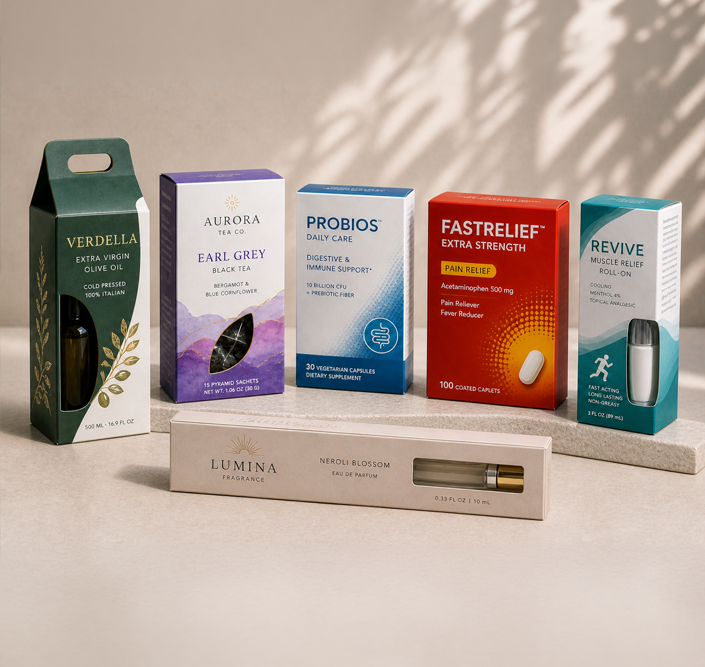 Folding carton offer several form factors and material options.