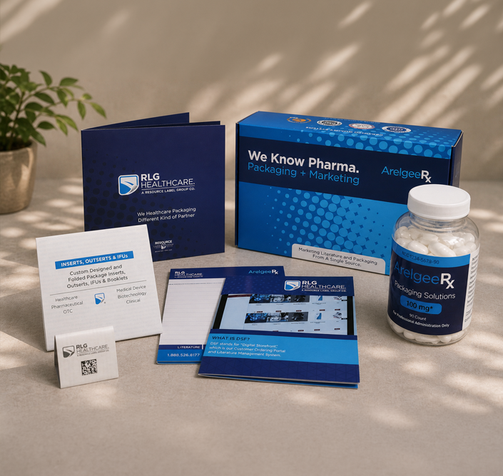 Healthcare and pharmaceutical cartons and kits.