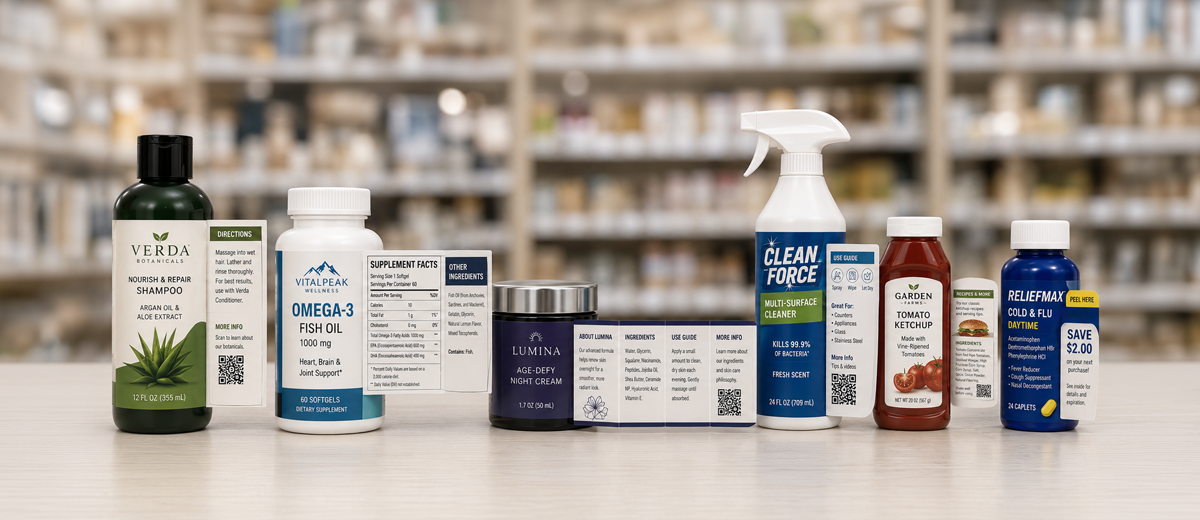 Extended content labels add space and value to label packaging.