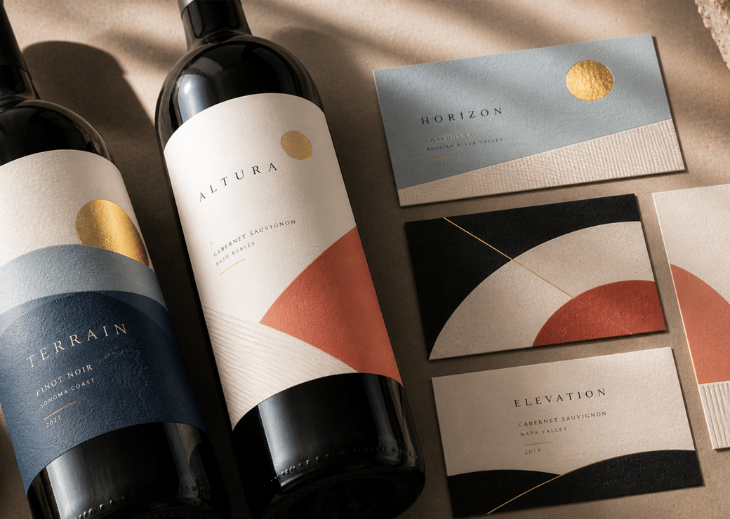 Wine label program support across a regional and national wine packaging network