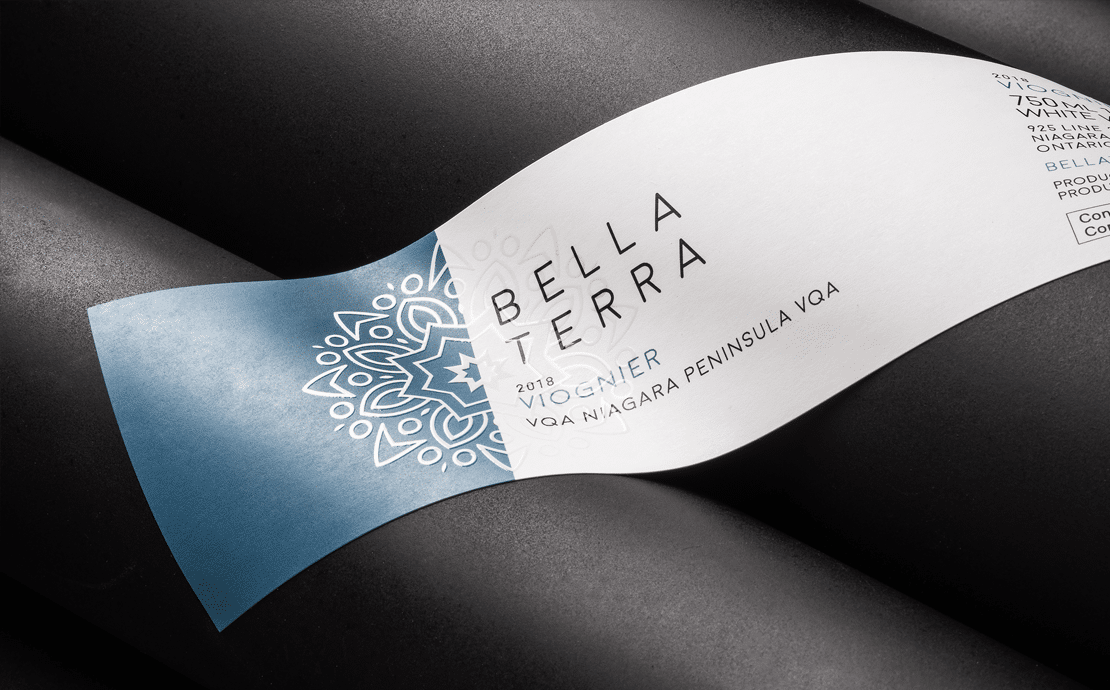 PondView Bella Terra wine label rebrand case study