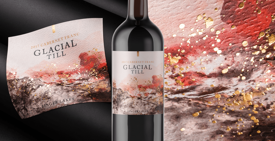 Wine label redesign and brand elevation example