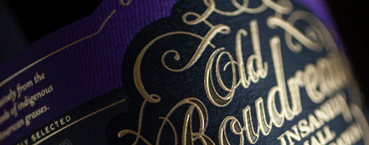 Premium label decoration detail supporting premiumization